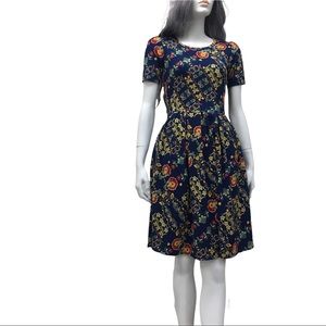 LuLaRoe Floral Dress XS